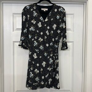 Floral Loft Wrap Dress Romper